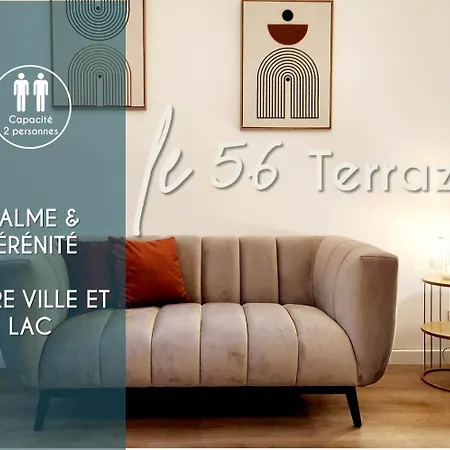 Le 56, Calme, Entre Et - Sejouraixlesbains アパート エクスレバン
